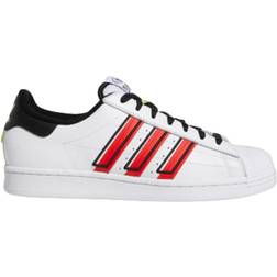 adidas Superstar M - Cloud White/Vivid Red/Solar Yellow