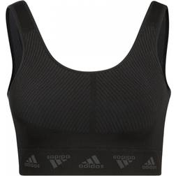 Adidas Aerokint Light-Support Bra - Black/Grey Six