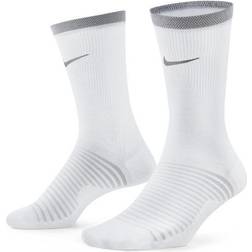 Nike Spark Lightweight Running Socks - White/Reflect Silver