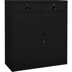 vidaXL Office Cupboard Storage Cabinet 35.4x40.2"