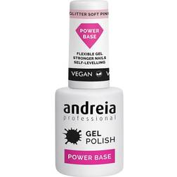 Andreia Nagellack Professional Glitter Soft Pink 105ml