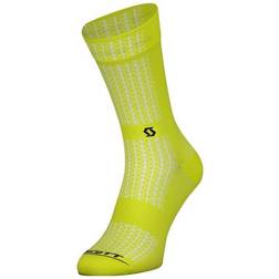 Scott Performance Crew Socks Unisex - Sulphur Yellow/Black