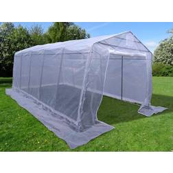 Dancover Polytunnel 19.8m² Rostfritt stål Polycarbonate