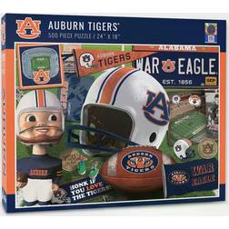 YouTheFan Auburn Tigers Retro Series Puzzle 500 Pieces