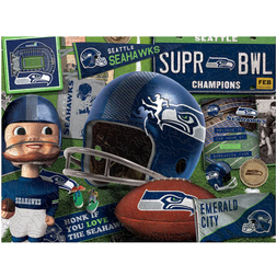 YouTheFan Seattle Seahawks Wooden Retro Series Puzzle 333 Pieces