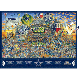 YouTheFan Dallas Cowboys Wooden Joe Journeyman Puzzle 333 Pieces