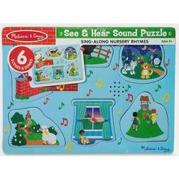 Melissa & Doug See & Hear Sound Puzzle 6 Pieces