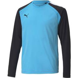 Puma Junior teamPACER Long Sleeve Goalkeeper Jersey - Blue Atoll/Black/White (704939-40)