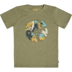 Fjällräven Kid's Forest Findings T-shirts - Light Olive