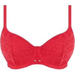 Freya Sundance Sweetheart Padded Bikini Top - Red