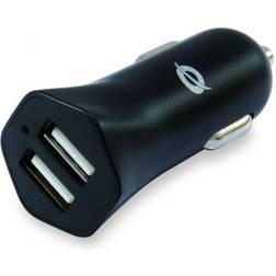 Conceptronic Chargeur de voiture 2xUSB Noir