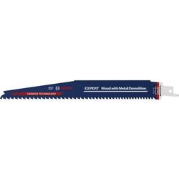 Bosch Professional 10x Lames de scie sabre Expert `Wood with Metal Demolition` S 1167 XHM (pour Bois avec métal dur, Longueur 225 mm, Accessoires Scie sabre)