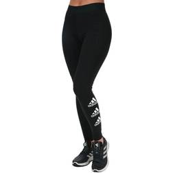 Adidas Stacked Logo Cotton Tights Black/White Female