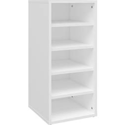 vidaXL Engineered Wood Skoställ 31.5x70cm