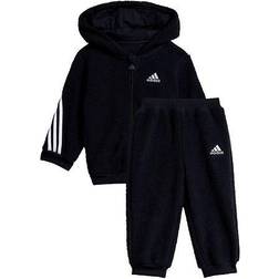 Adidas Infant Future Icons Sherpa Jogger Set - Black/White (GT9498)