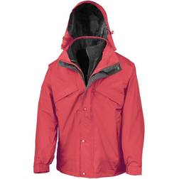 Result 3 In 1 Zip & Clip StormDri Jacket - Red