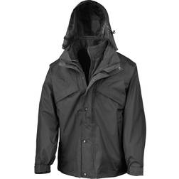 Result 3 In 1 Zip & Clip StormDri Jacket - Black