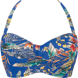 Fantasie Burano Scarf Tie Bandeau Bikini Top - Pacific