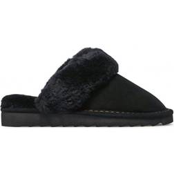 Kurt Geiger London Cosy Stitch Suede - Black/Rainbow Stitch