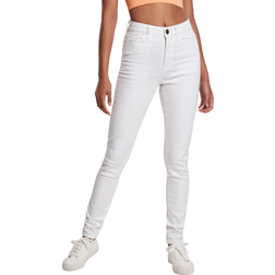 Urban Classics Ladies High Waist Skinny Jeans - White