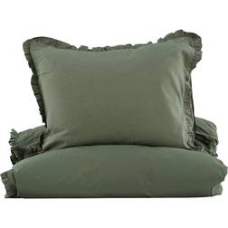 Venture Design Lias Duvet Cover Green (200x150cm)