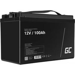 Green Cell agm vrla 12v 100ah maintenance-free batterie pour camper, photovoltaics, solar panels, boats