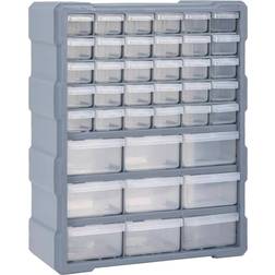 vidaXL Organiser with 39 Drawers Armadio 38x47cm