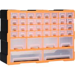 vidaXL Organiser with 40 Drawers Meuble Mural 52x37.5cm