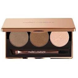 Nude by Nature Natural Definition kit sourcils parfaits teinte 02 Brown 3x2 g