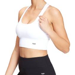 MP Shape Seamless Cross Strap Sports Bra - White