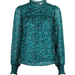 Neo Noir Rhoda Fairy Blouse - Green