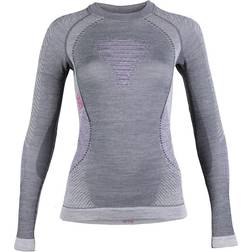 UYN Fusyon UW Long Sleeve Shirt Women - Anthracite/Purple/Pink