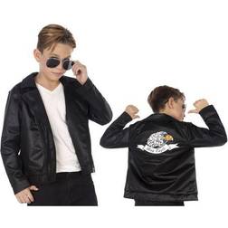 Th3 Party Kostume til børn Grease Sort (1 Pc) (Storlek: 7-9 år)