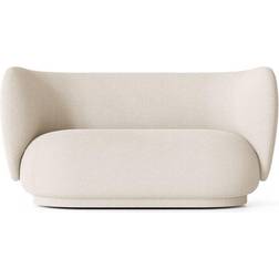 ferm LIVING Rico Bouclé Off-White Sofa 150cm 2 Seater