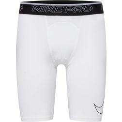 NIKE Pro Dri-FIT Long Shorts Men - White/Black/Black