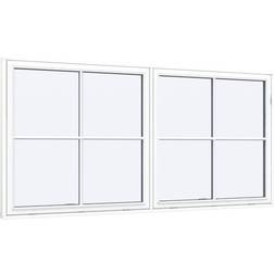 Sparvinduer TS0208 Træ Tophængte vinduer Vindue med 2-lags glas 140x120cm