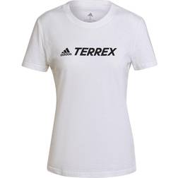 Adidas Women Terrex Classic Logo T-shirt - White/Black