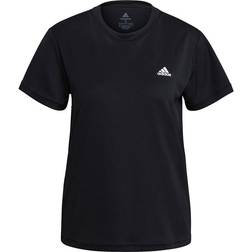 Adidas Aeroready Designed To Move Sport T-shirt Women- Black/White