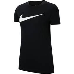 Nike Team Club 20 Swoosh T-shirt Women - Black/White