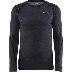 Craft Core Wool Merino LS T-shirt Men - Black