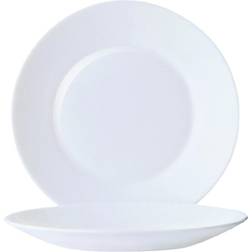 Arcoroc Opal Restaurant Wide Rim Assiett 19.5cm 6st