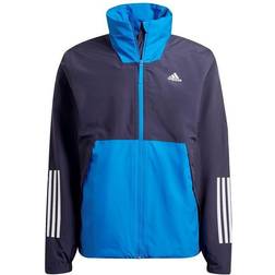 adidas BSC 3-Stripes Rain. Rdy Jacket - Shadow Navy/Shock Blue