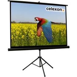 Celexon Ecran de projection avec trépied Economy 158x118 Dos noir Keystone 4:3 78" (197 cm)