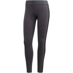 Adidas Women Sportswear Essentials 3-Stripes Leggings - Dark Grey