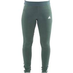 Adidas Women Sportswear Essentials 3-Stripes Leggings - Green Oxide