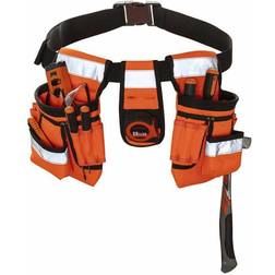 Toolpack High-Visibility Tool Belt Sash Orange and Black