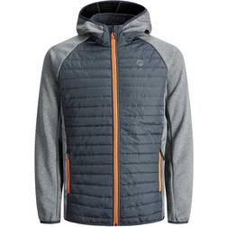 Jack & Jones Light Quilted Jacket - Grey/Grey Melange