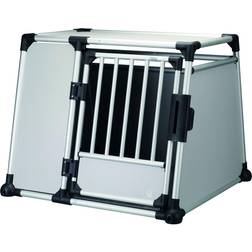 Trixie Transport Box Aluminium L–XL Light Grey/Silver 75x84cm