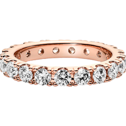Pandora Sparkling Row Eternity Ring - Rose Gold/Transparent