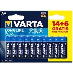 Varta Longlife Power Alkaline AA LR6 20-pack